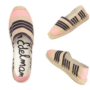 Sam Edelman Espadrille striped flats